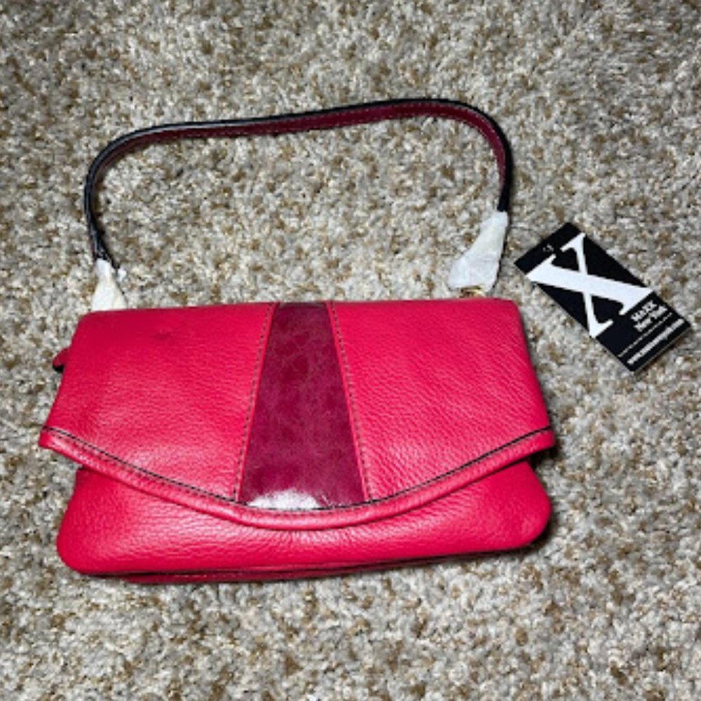 Maxx New York Small Satchel with Detachable Coin Purse